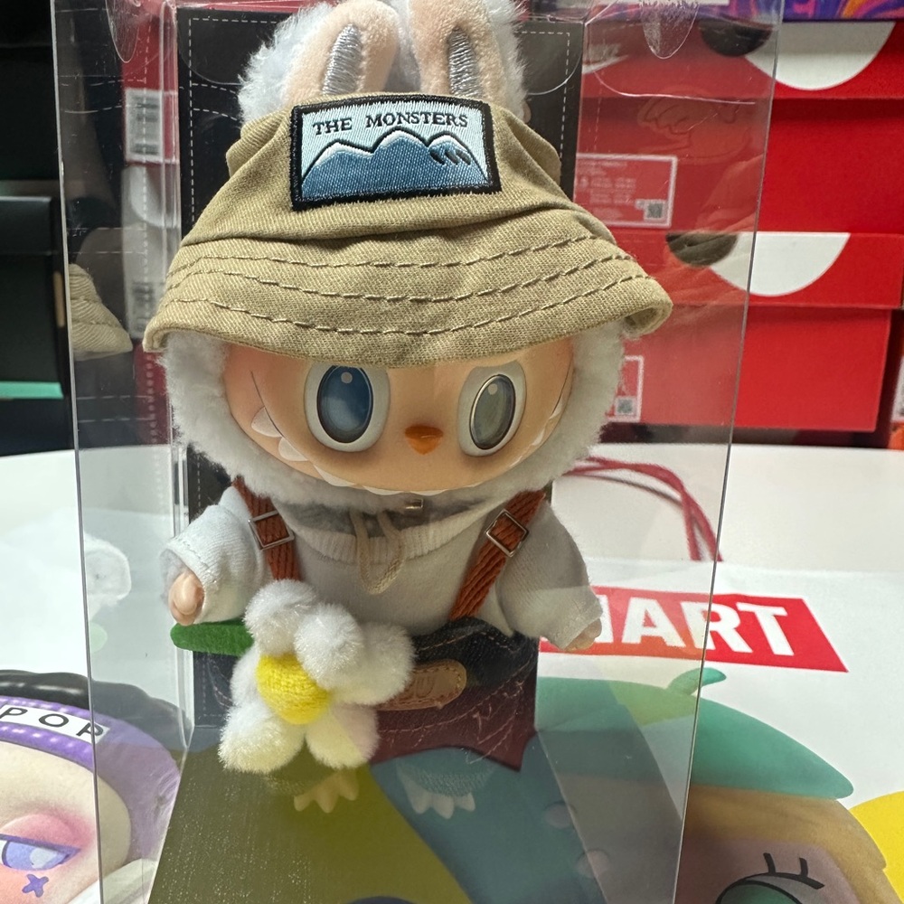 POP MART Labubu THE MONSTERS FALL IN WILD SERIES-Vinyl Plush Doll Pendant